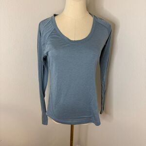 [Patagonia] Capilene Long Sleeve Trail Shirt in Soft Blue - Size Small